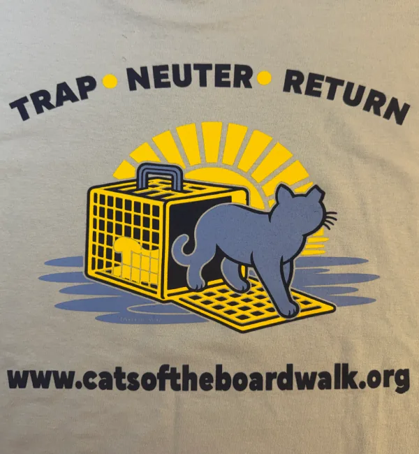 Trap • Neuter • Return design printed across the back of each shirt.